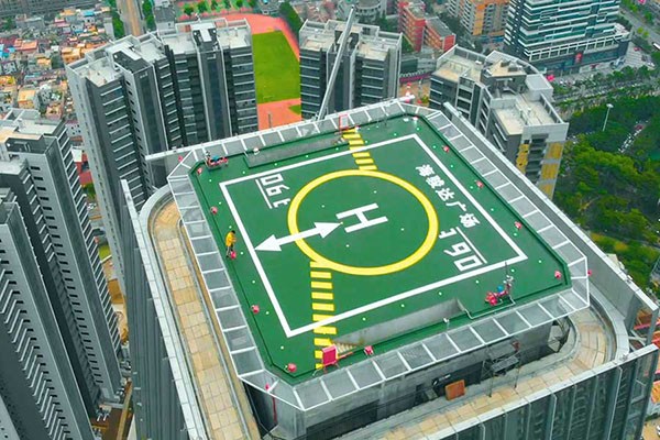 大廈頂上搭建直升機(jī)停機(jī)坪有什么因素需要注意的？