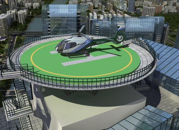 私家車可以開上樓頂直升機停機坪嗎